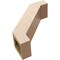 Ekena Millwork 5-inch W x 14-inch D x 14-inch H Burlington Rough Cedar Woodgrain TimberThane Knee Brace, Primed BRCUR05X14X14BURRCPR - alternate 4